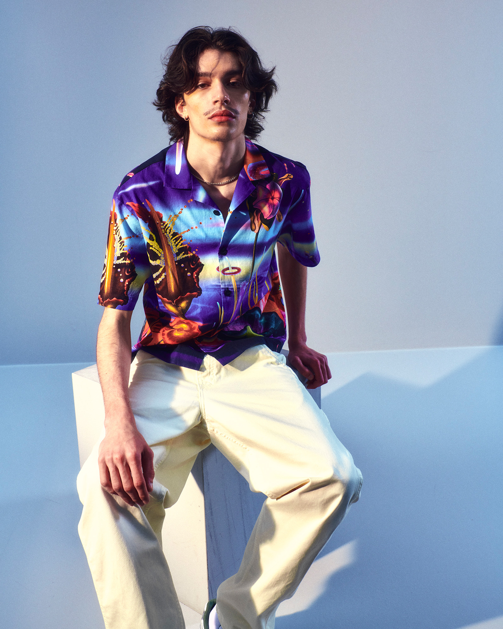 EDWIN Spring Summer 2024 SAIKE CHECK SHORT Mulitcolour I033377_08_67