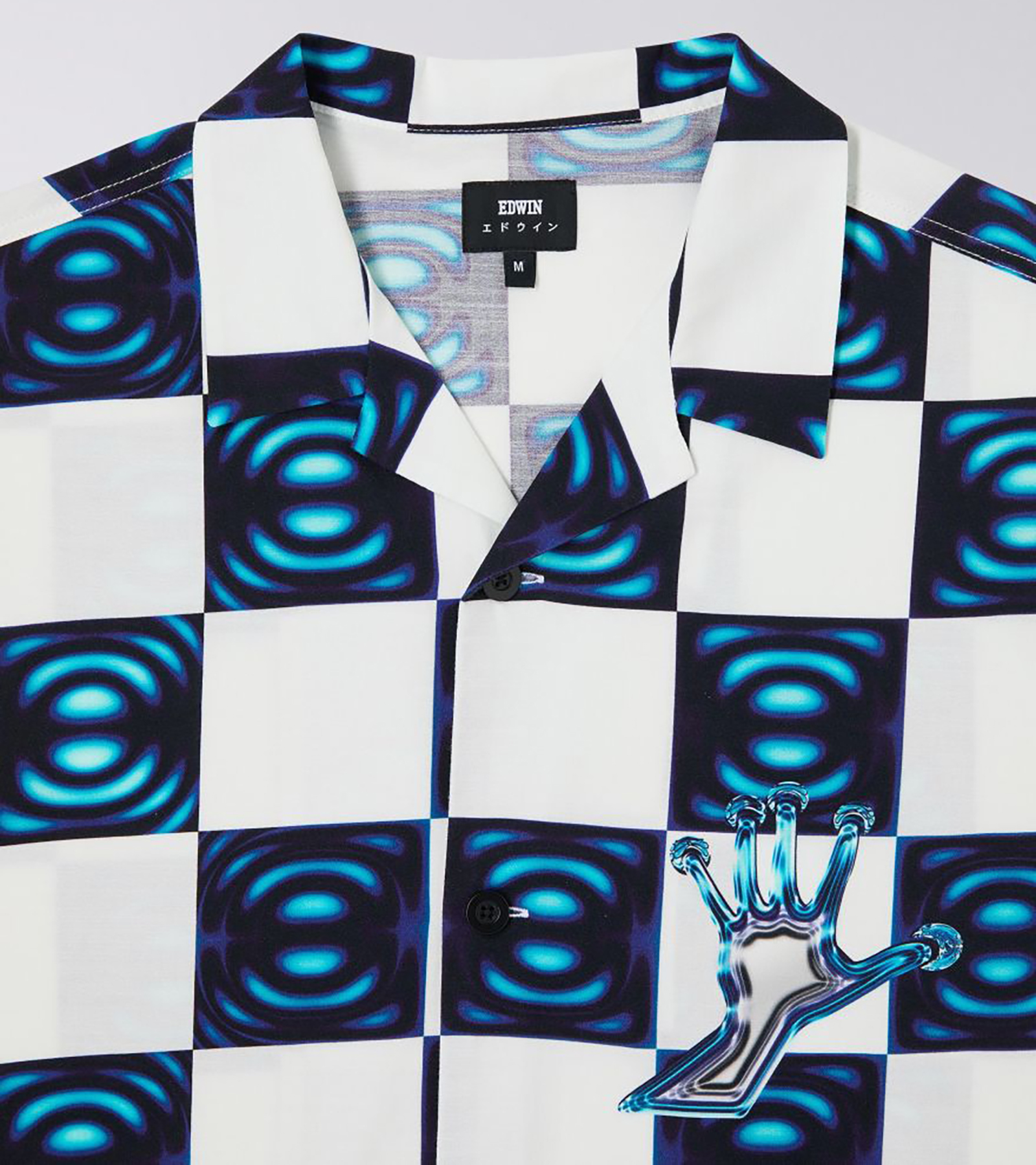 EDWIN Spring Summer 2024 worlds of tomorrow digital check shirt LS