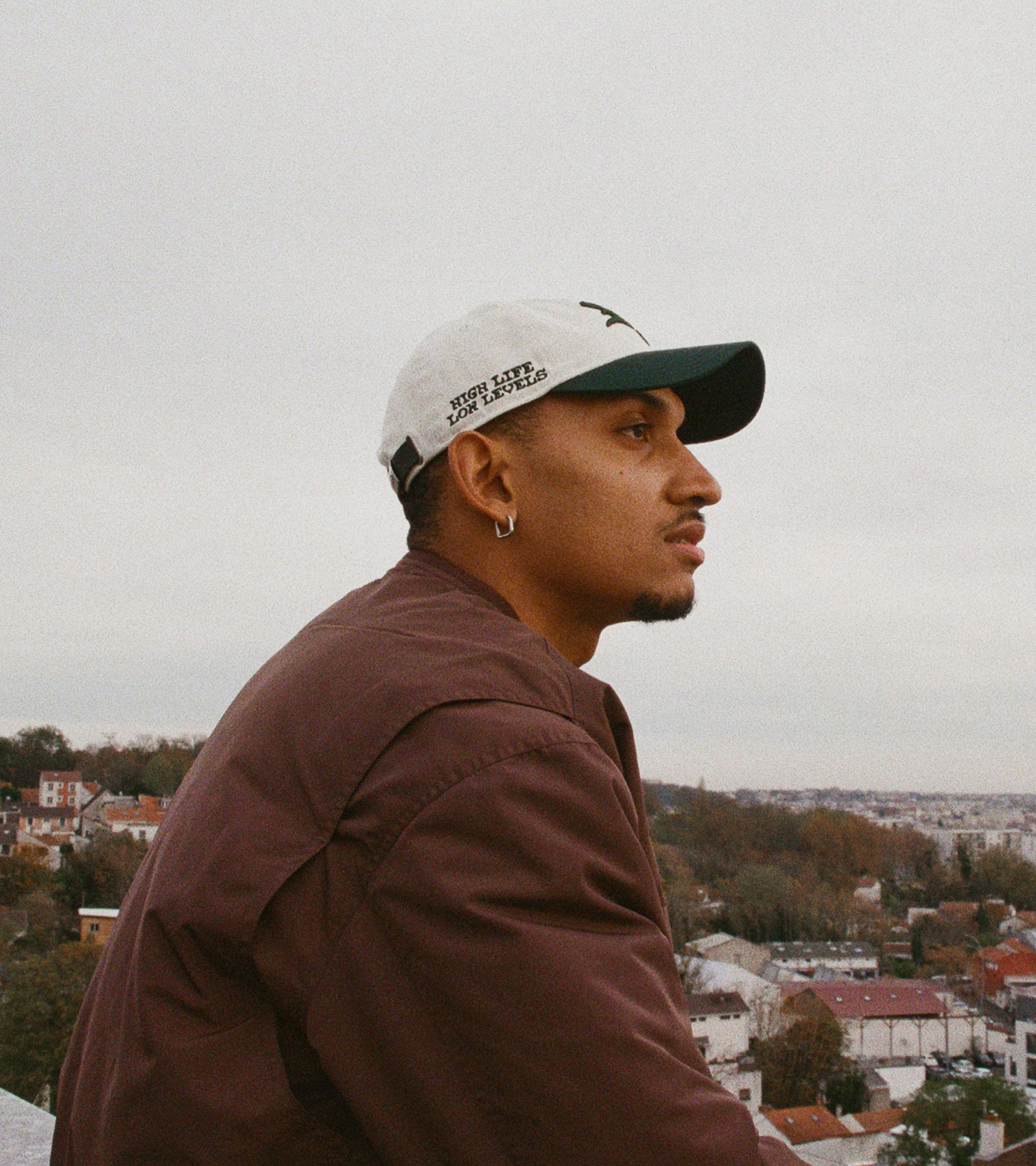 EDWIN Spring Summer 2024 Cap Collaboration New Era Editorial Navy