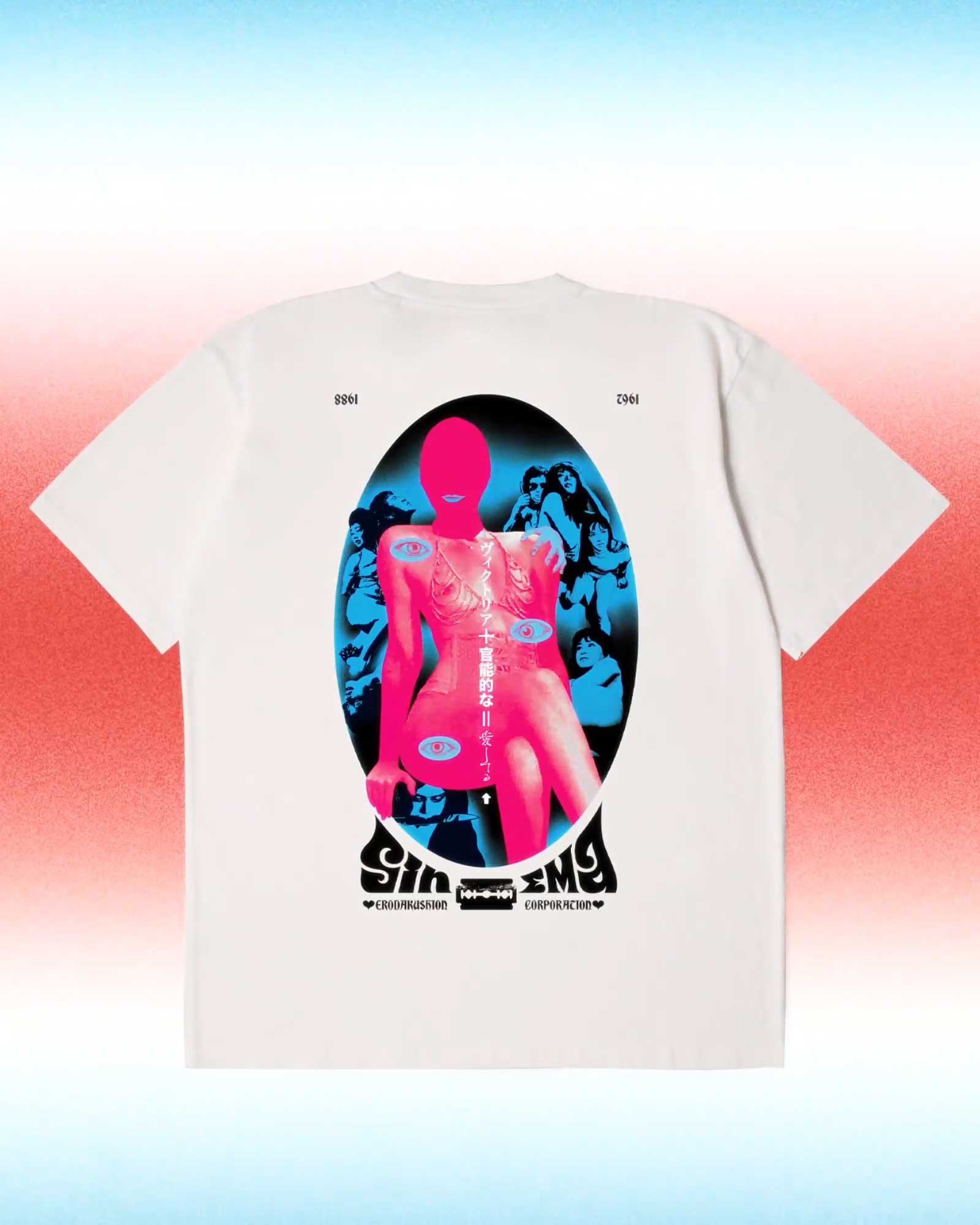 EDWIN Pinku Eiga T-shirt White Spring Summer 2024